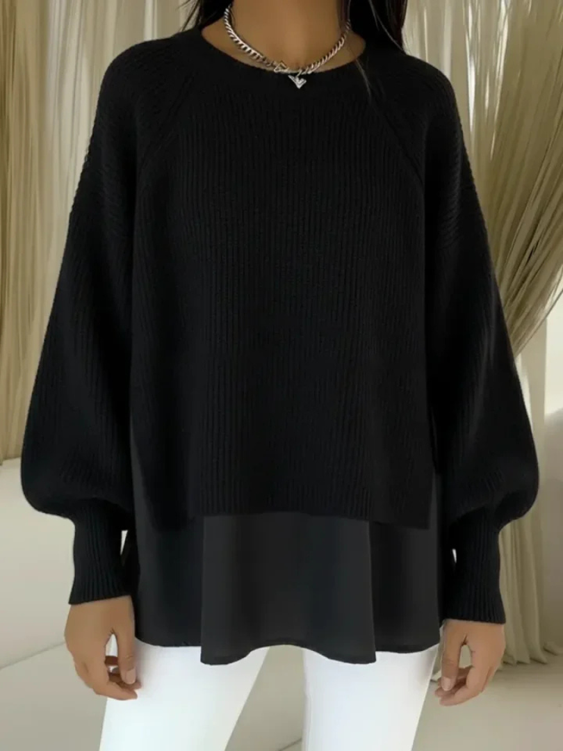 DELAUNAY | Pull Effet Superposé Nathalie