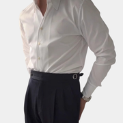 DELAUNAY | Chemise Athlétique Italienne pour Homme en Bambou
