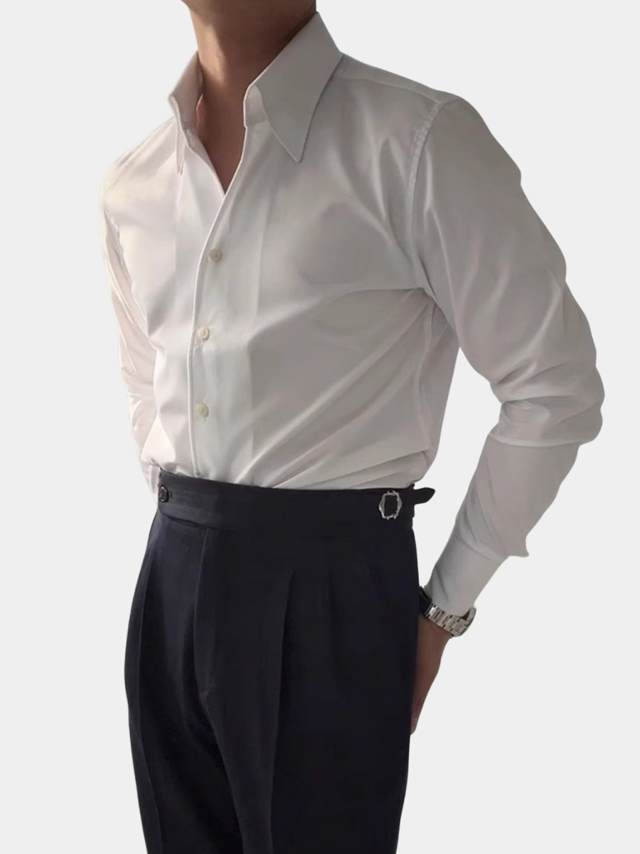 DELAUNAY | Chemise Athlétique Italienne pour Homme en Bambou