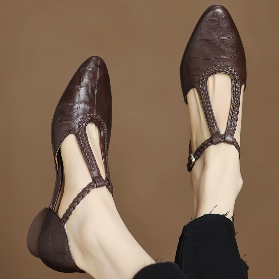 Delaunay | Babies Cuir Bride Tressée Odile
