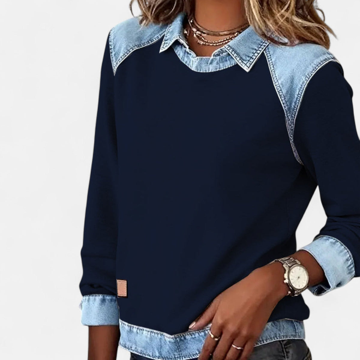 Chemise à Manches Longues Tendance