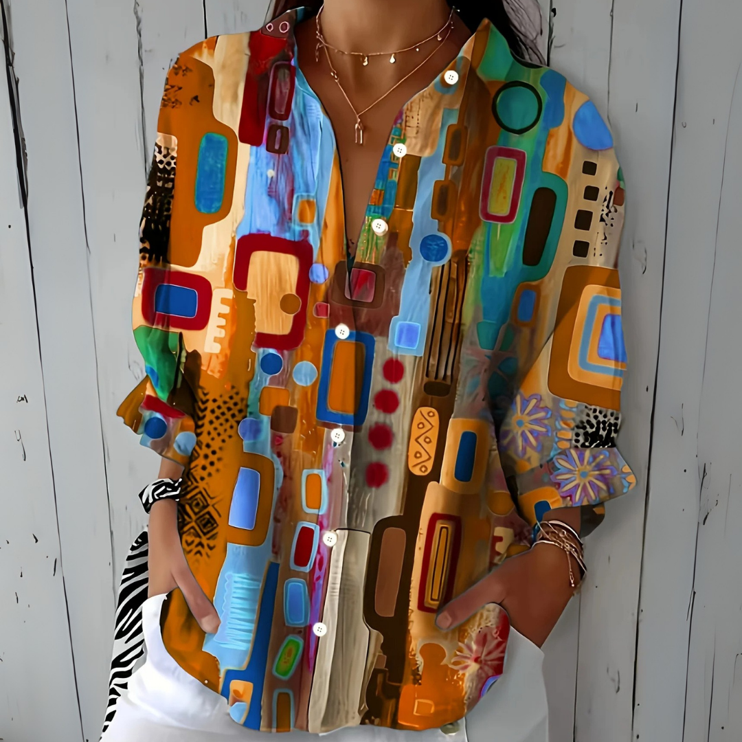 DELAUNAY | Blouse Fluide Printanière Camille