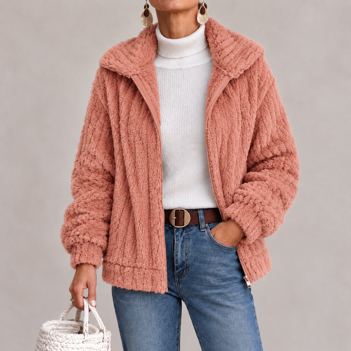 Roberta | Veste zippée confortable