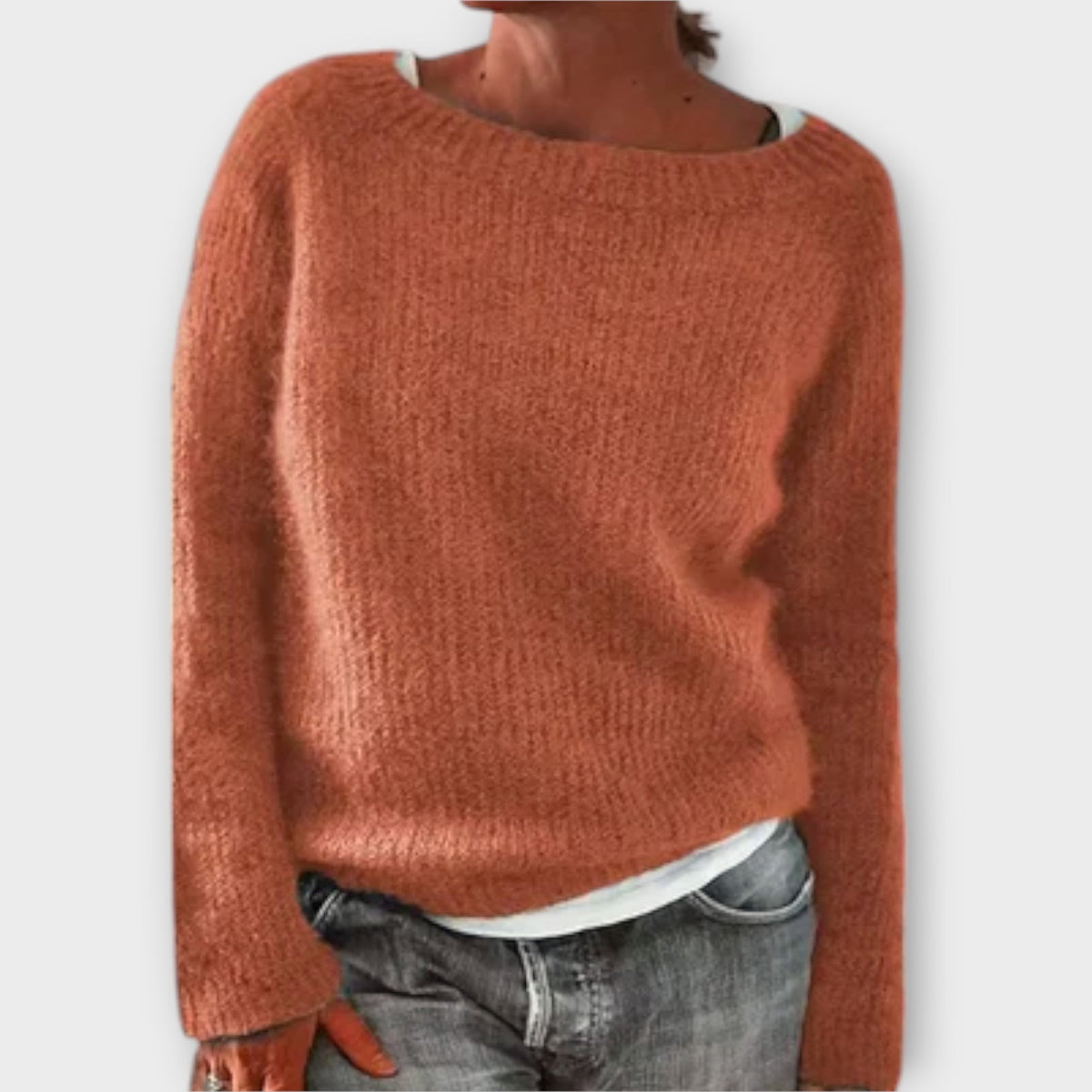 Regine – Pull en Couleur Unie