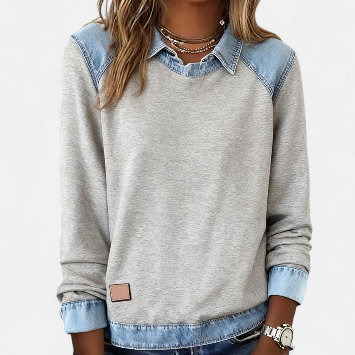 Chemise à Manches Longues Tendance