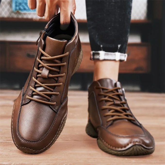 DELAUNAY | Bottes en Cuir Robustes pour Hommes