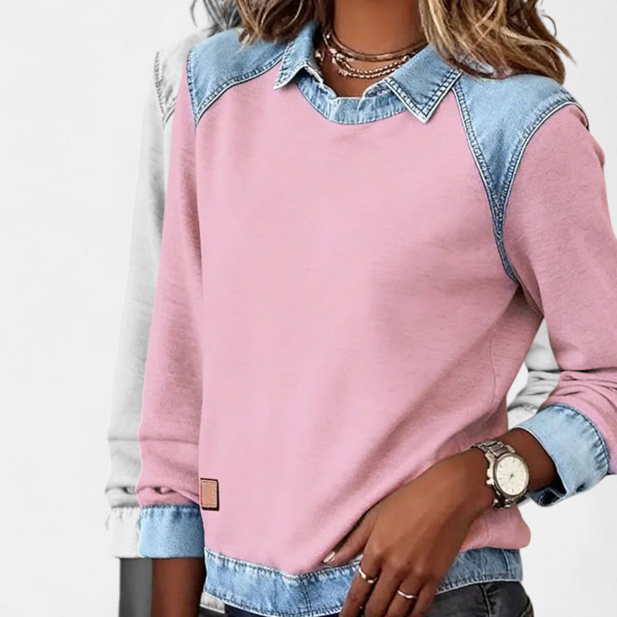 Chemise à Manches Longues Tendance