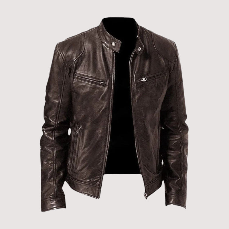 DELAUNAY | Veste en Cuir Haut de Gamme Élégante pour Homme