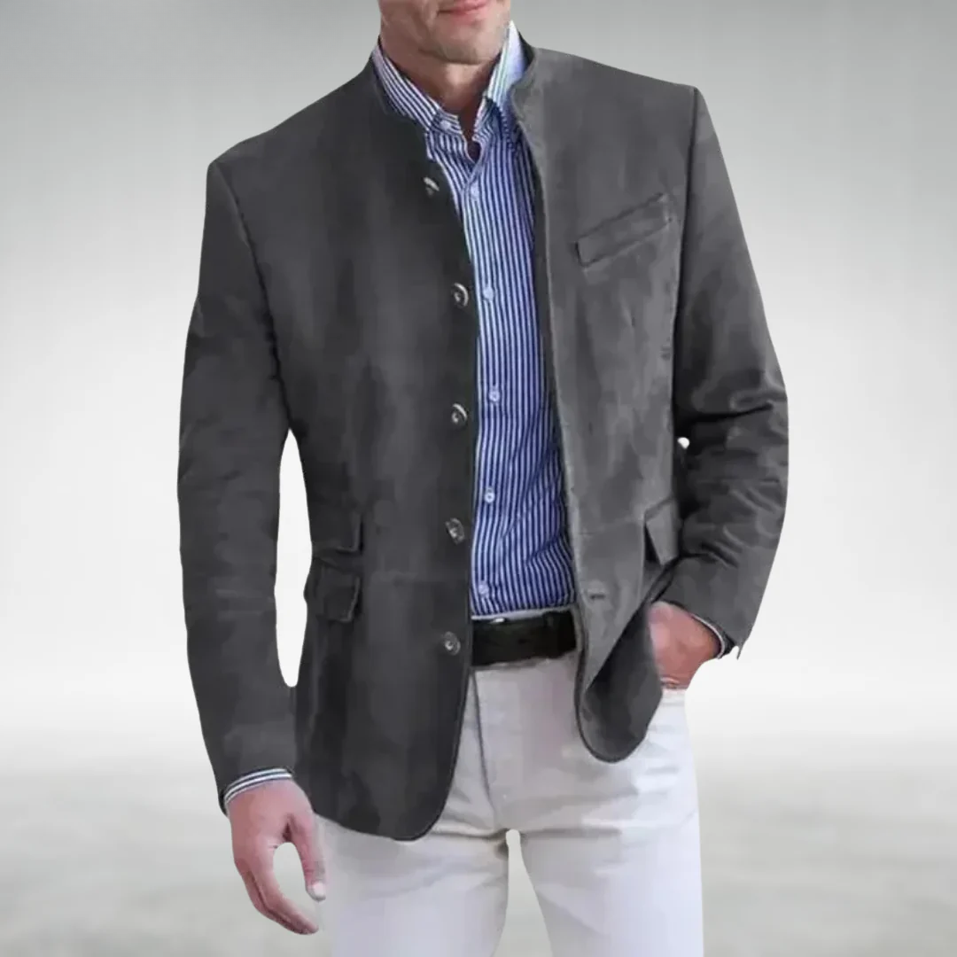 DELAUNAY | Veste en Cuir Suede
