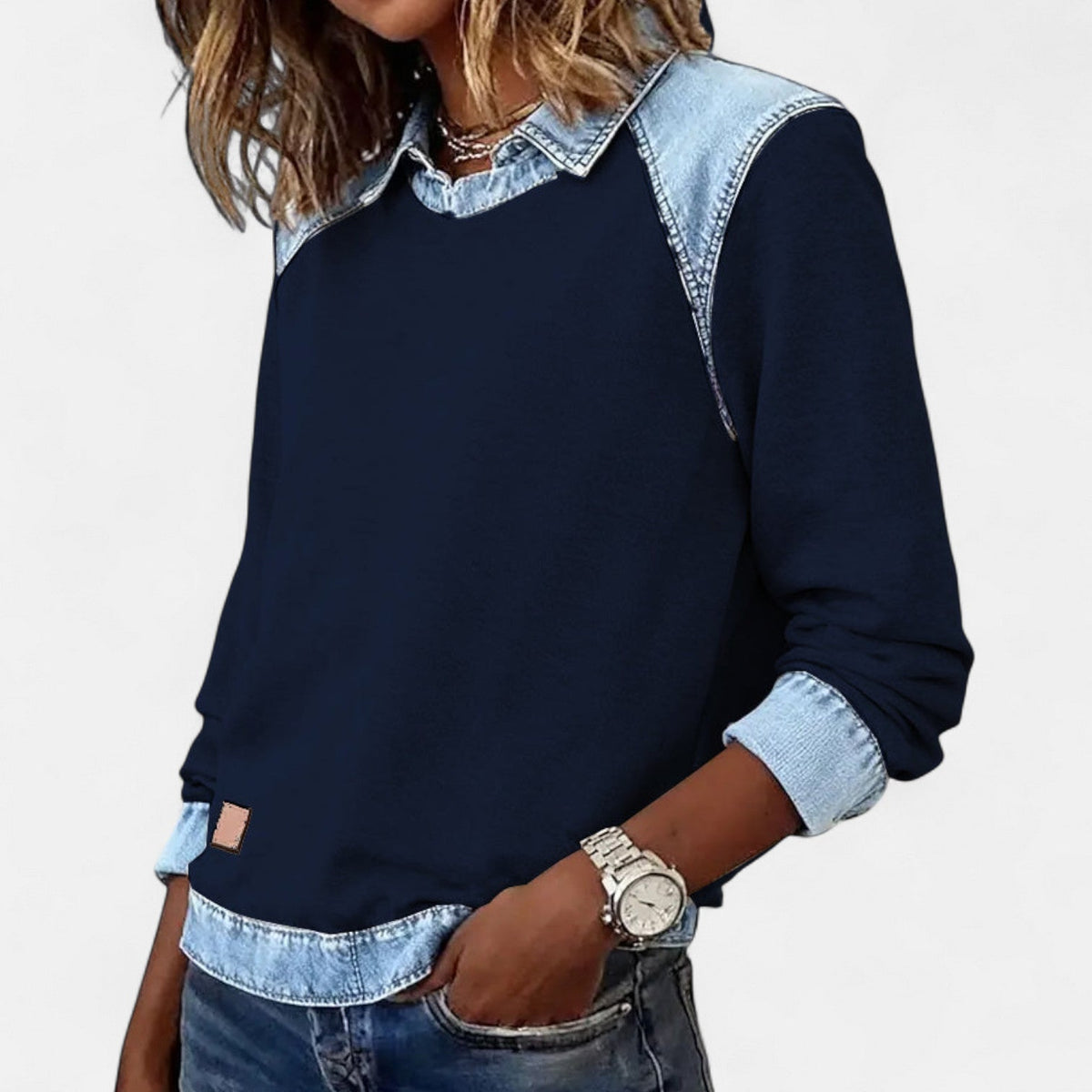 Chemise à Manches Longues Tendance