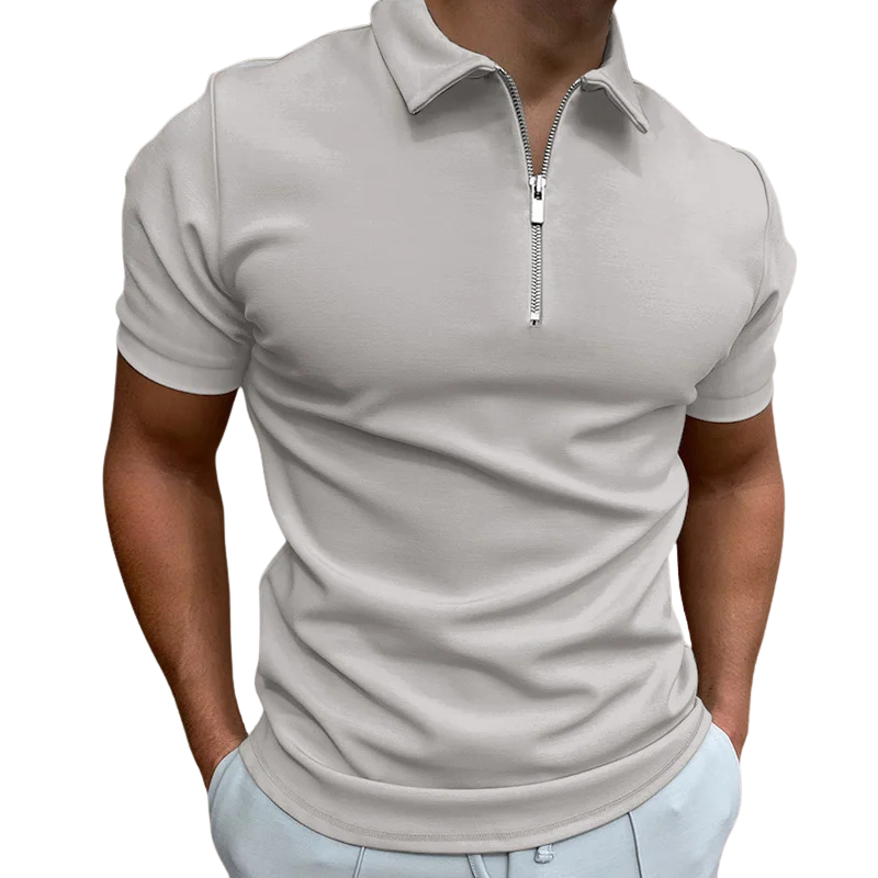 DELAUNAY | Polo Moderne avec Zip Mi-Haut