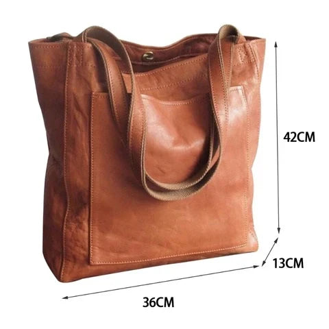 DELAUNAY | Cabas en cuir authentique Signature