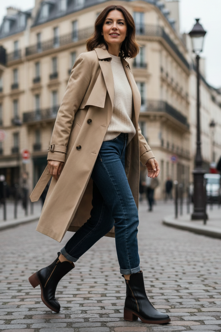 Delaunay | Bottines Zippées Talon Confort Isabelle