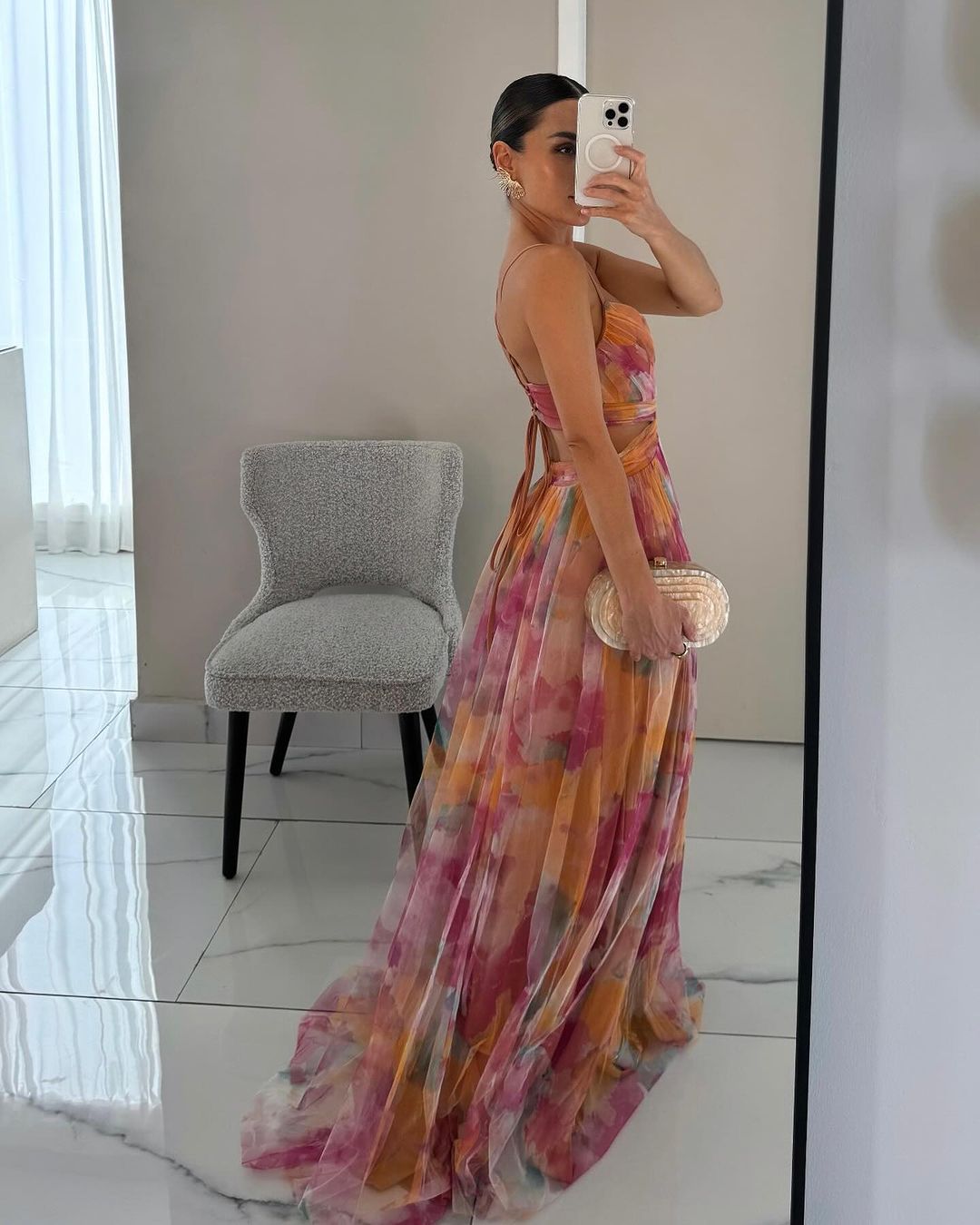 DELAUNAY | Robe Maxi Élégance Florale