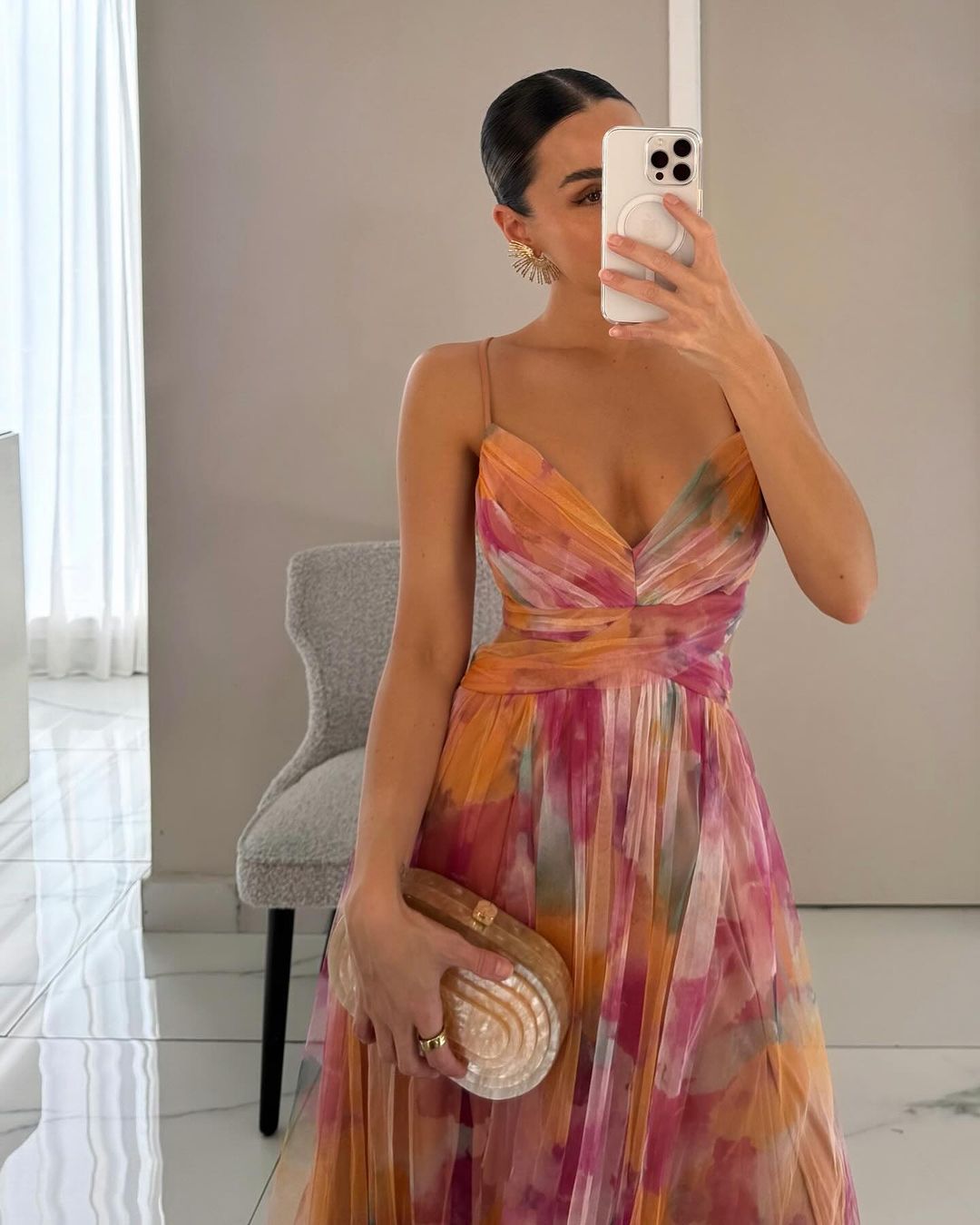 DELAUNAY | Robe Maxi Élégance Florale