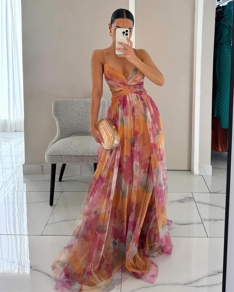DELAUNAY | Robe Maxi Élégance Florale
