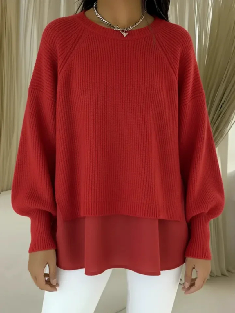DELAUNAY | Pull Effet Superposé Nathalie