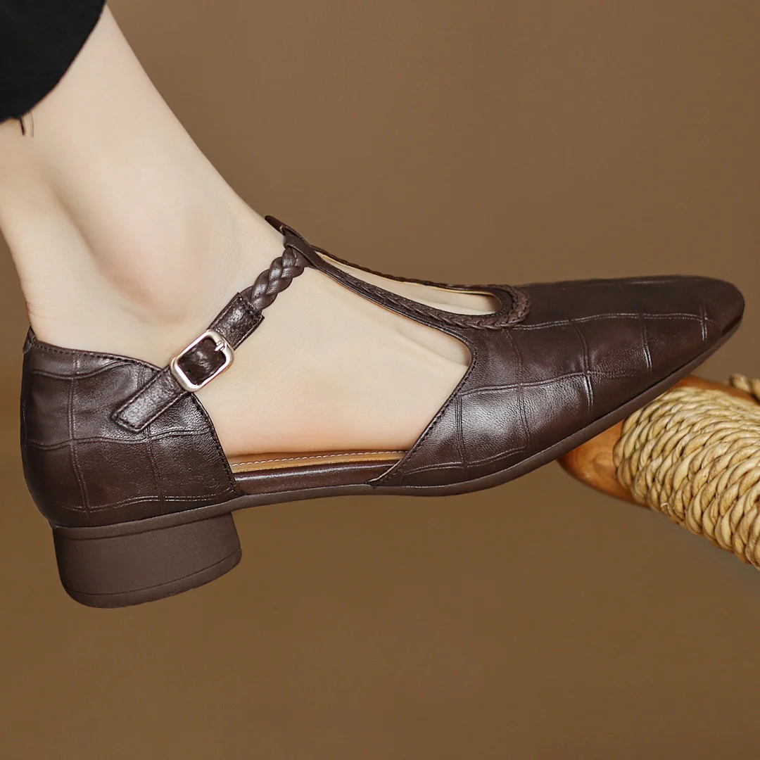 Delaunay | Babies Cuir Bride Tressée Odile