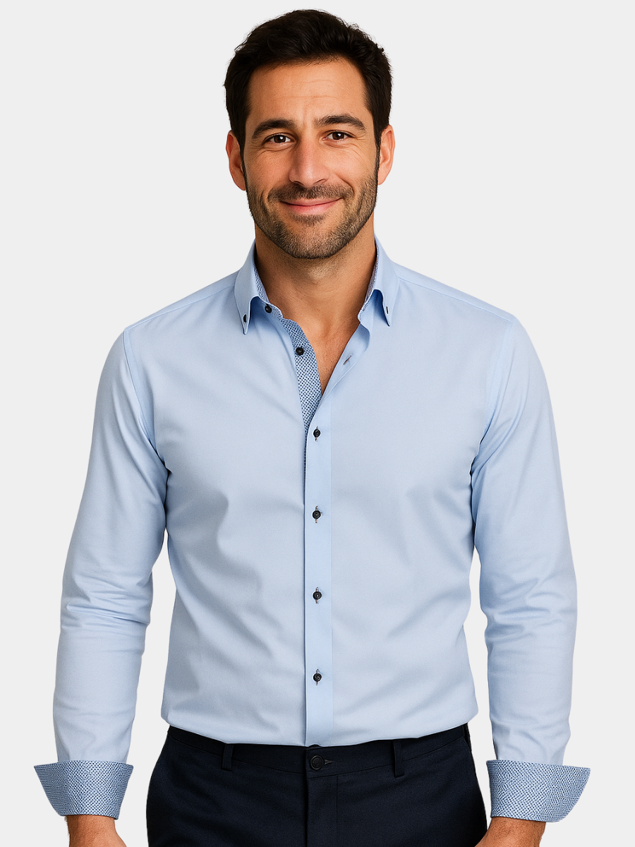 DELAUNAY | Chemise Élégante Légère avec Détails Contrastés