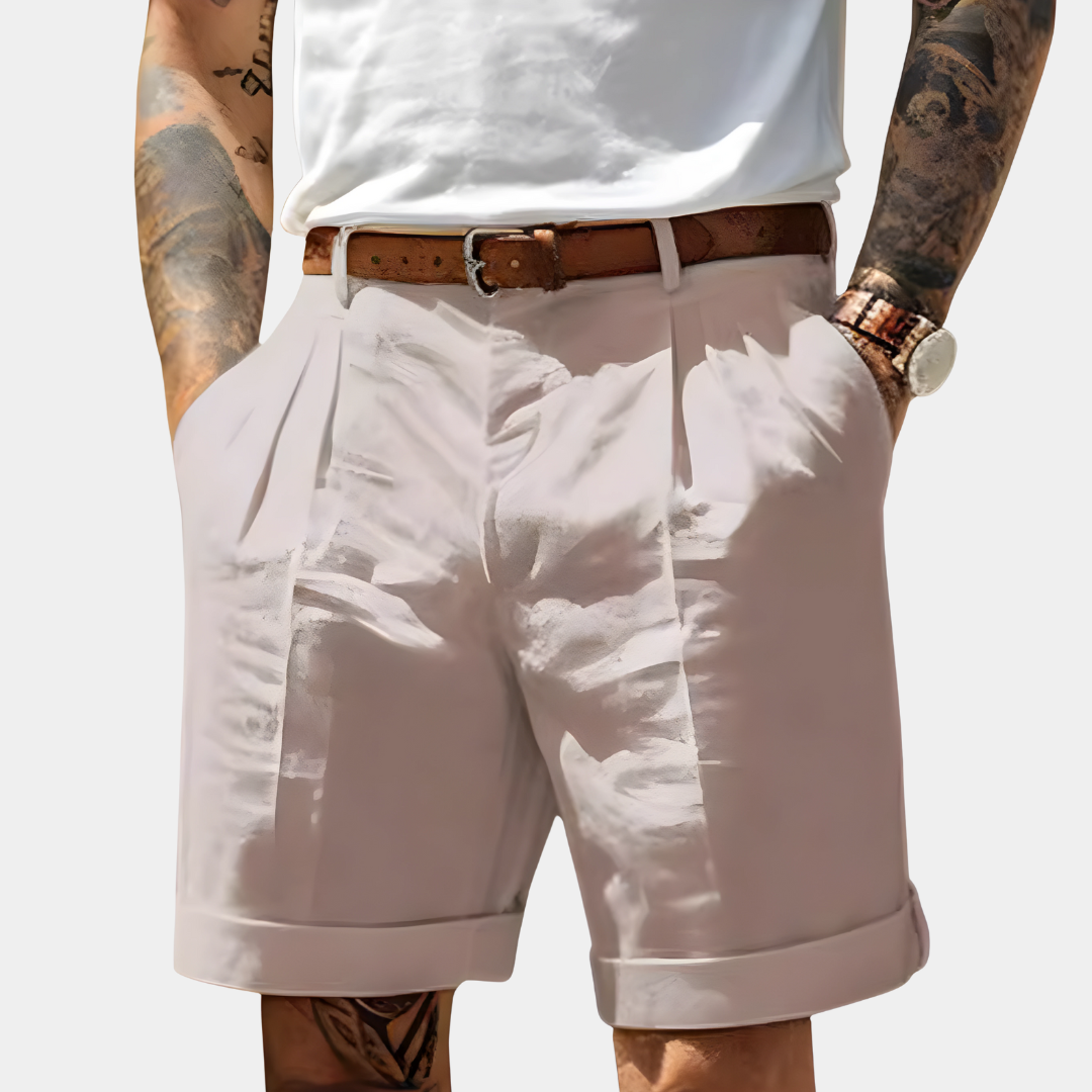 DELAUNAY | Bermudas Élégants en Coton Respirant