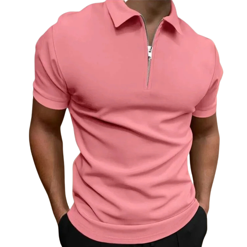 DELAUNAY | Polo Moderne avec Zip Mi-Haut