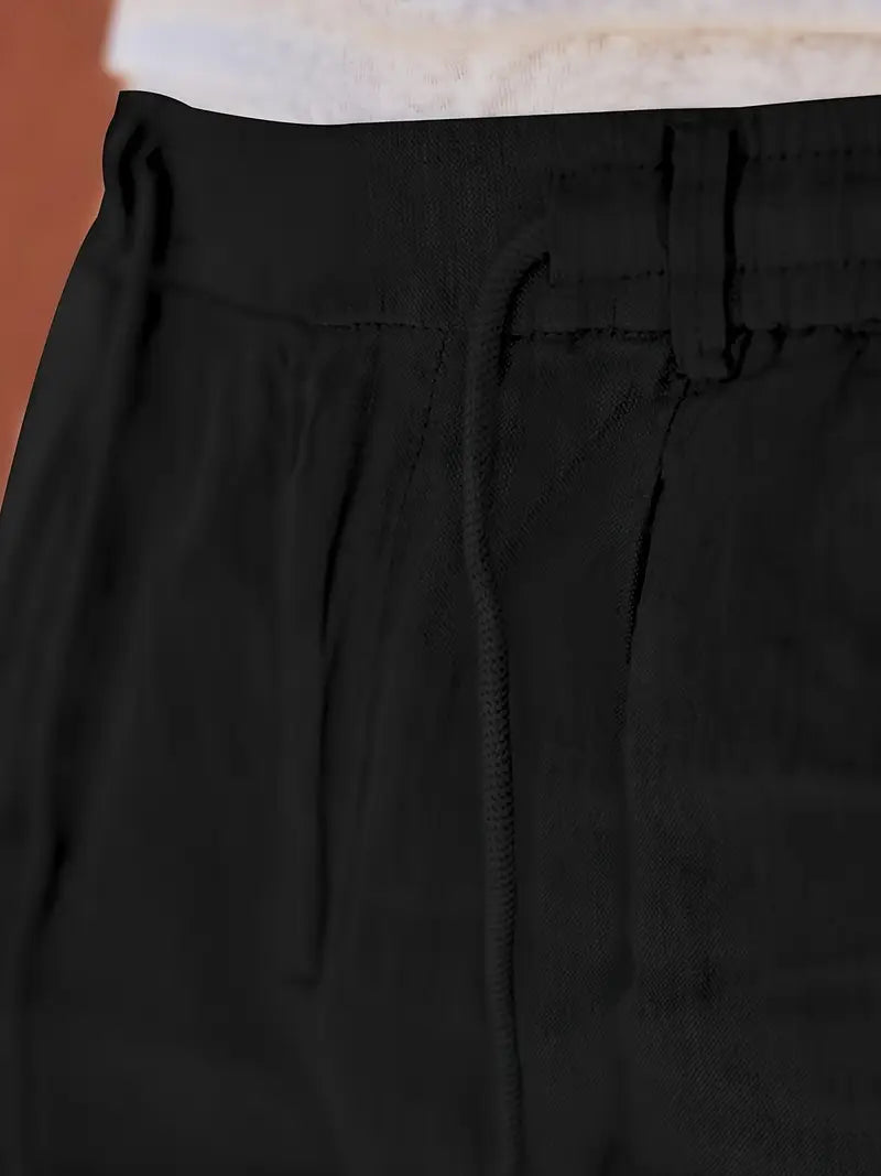 DELAUNAY | Pantalons Larges en Lin avec Cordon
