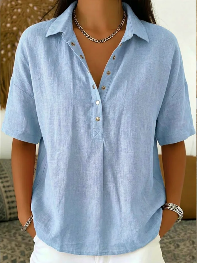 Delaunay | Blouse avec Col et Détails Boutonnés Willow