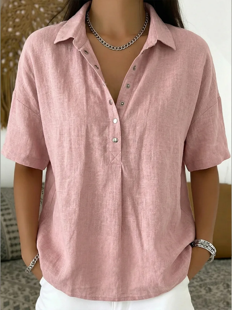 Delaunay | Blouse avec Col et Détails Boutonnés Willow
