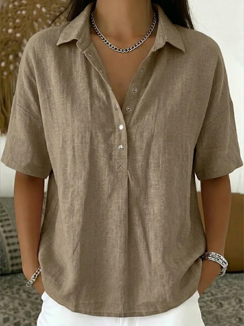 Delaunay | Blouse avec Col et Détails Boutonnés Willow