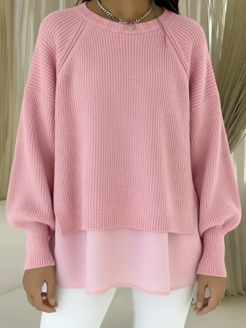 DELAUNAY | Pull Effet Superposé Nathalie