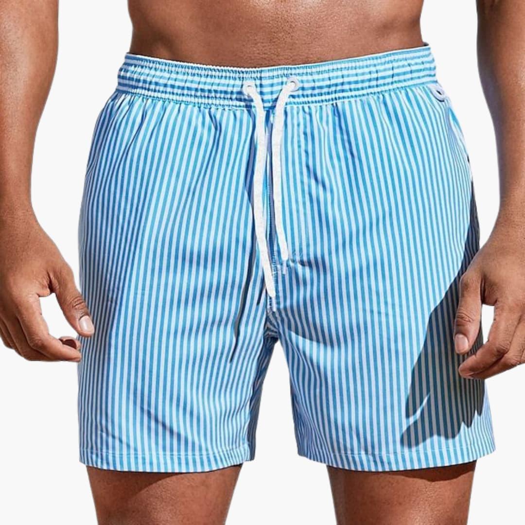 DELAUNAY | Short de Bain Rayé Lucas