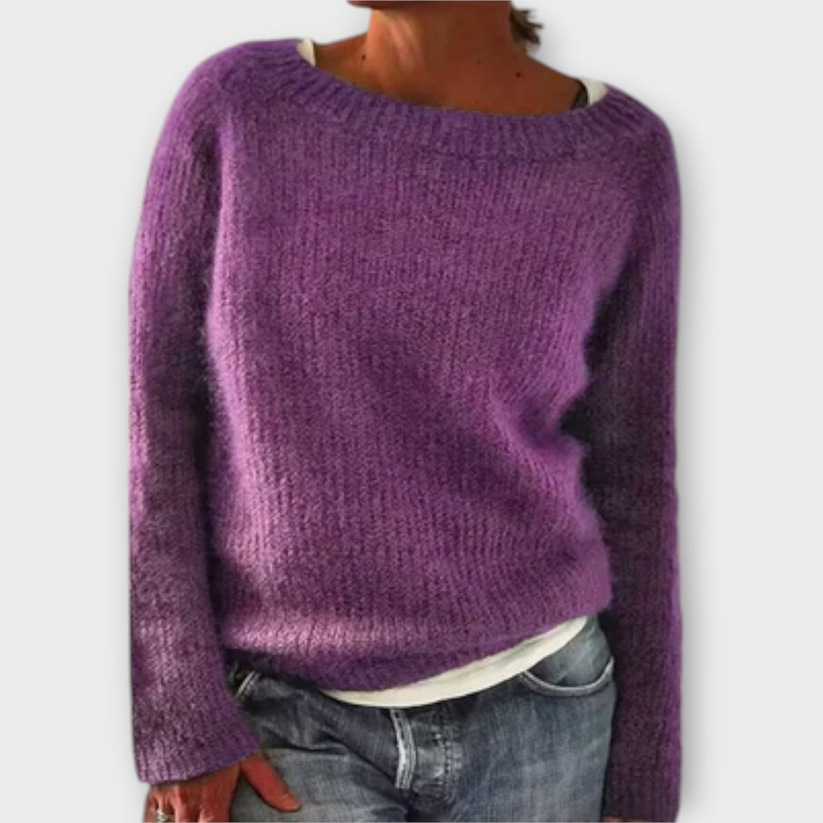 Regine – Pull en Couleur Unie