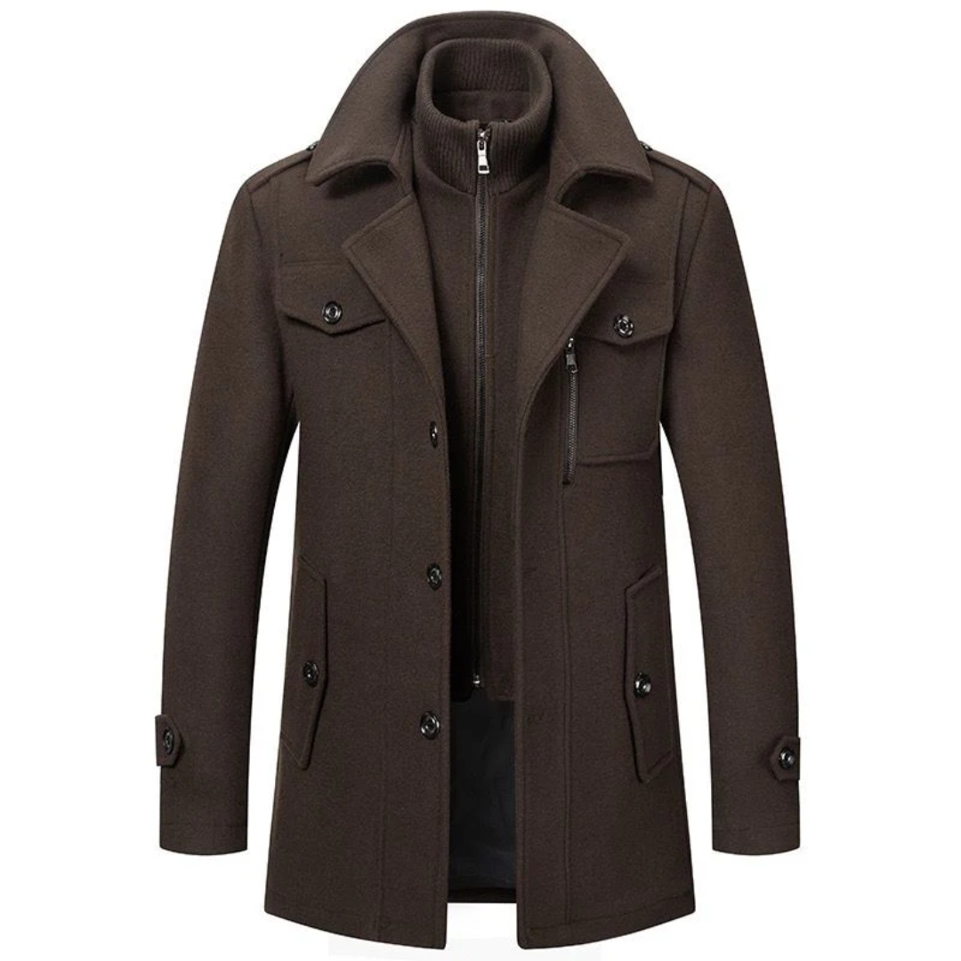 George™ | Manteau Classique Chaud à Superposition