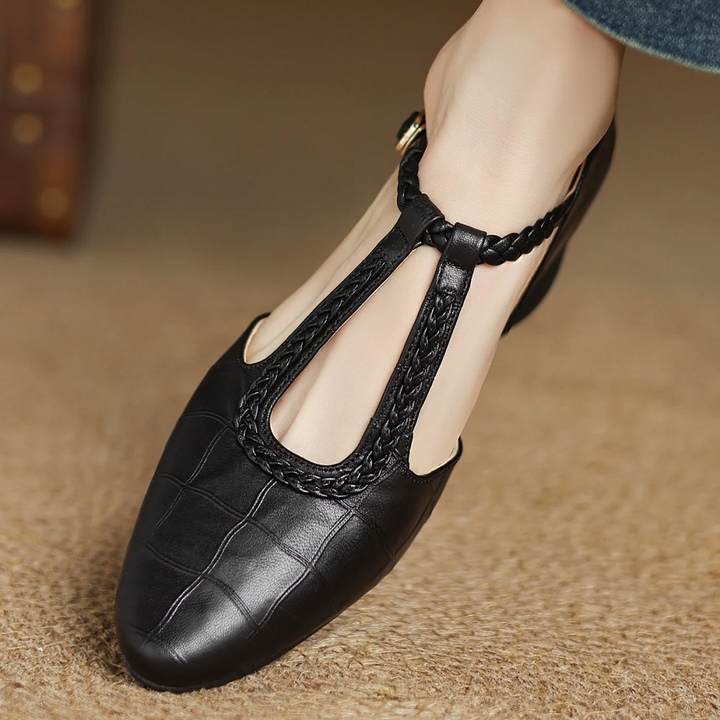 Delaunay | Babies Cuir Bride Tressée Odile