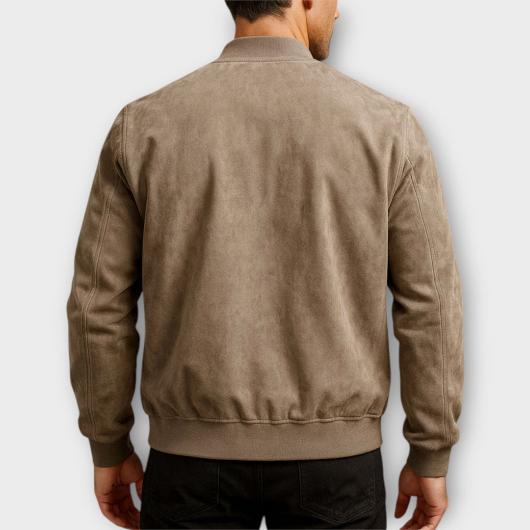 Delaunay | VESTE BOMBER EN CUIR SUEDE HOMME