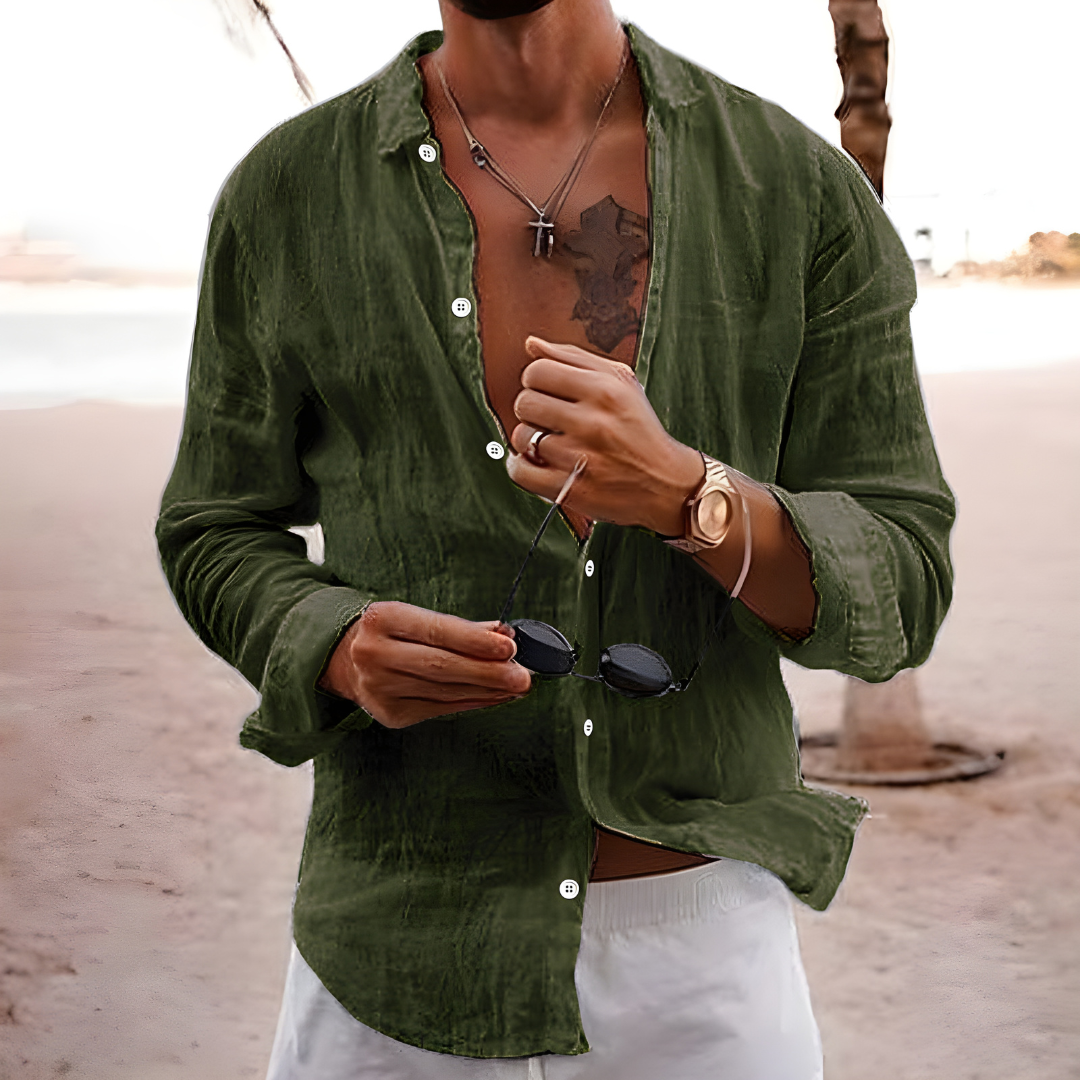 Delaunay | CHEMISE D'ÉTÉ EN COTON NATUREL