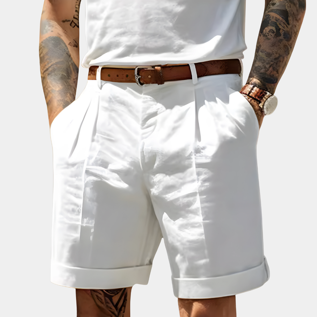 DELAUNAY | Bermudas Élégants en Coton Respirant