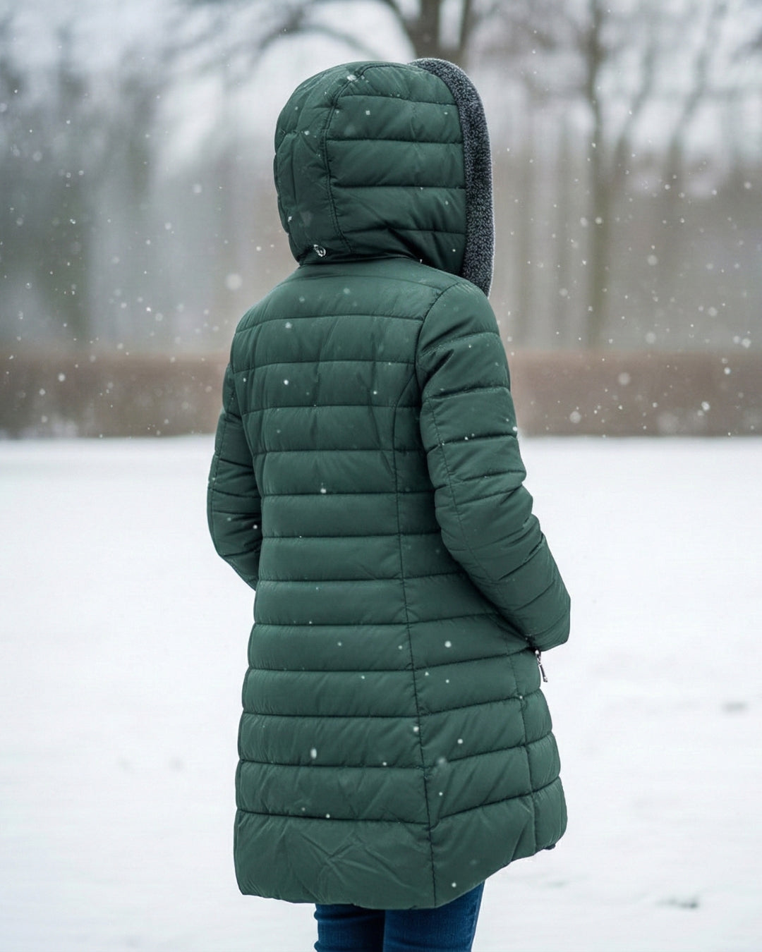 Clair | Manteau Matelassé à Doublure Polaire