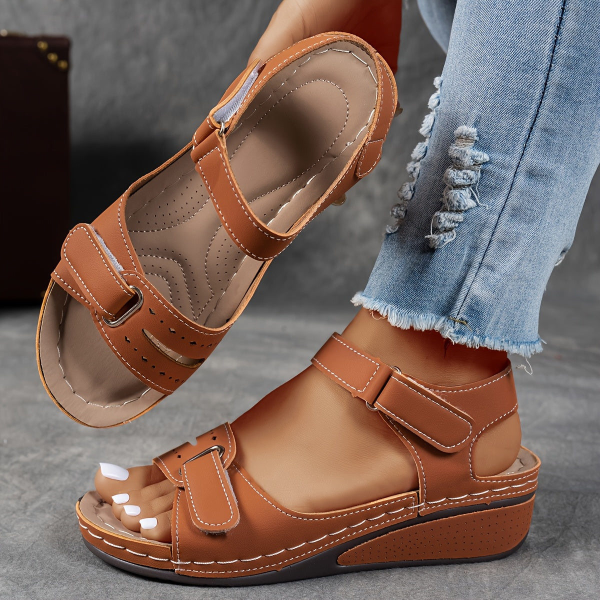 DELAUNAY | Sandales Orthopédiques Confort Sophie