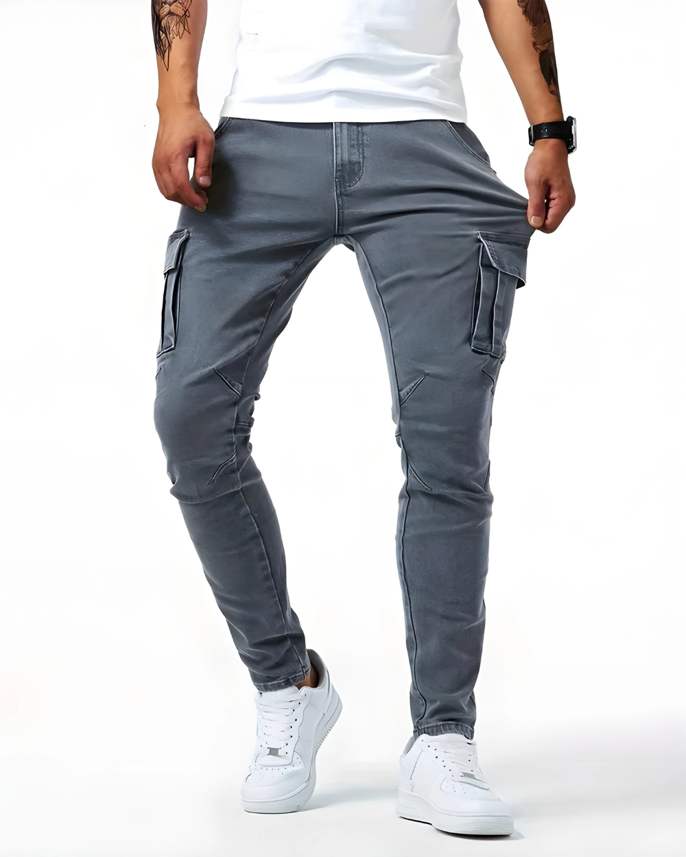 DELAUNAY | Pantalon Cargo Stretch