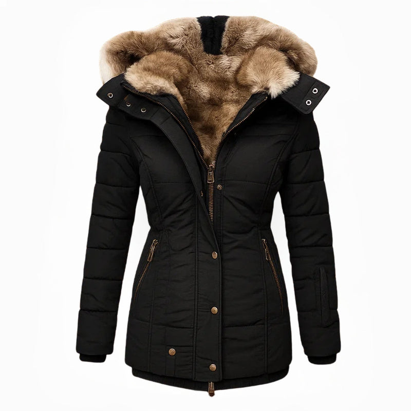 Anna™ | Manteau d'hiver chaud avec doublure en fourrure