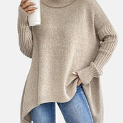 Brigitte | Long Turtle Neck Pullover