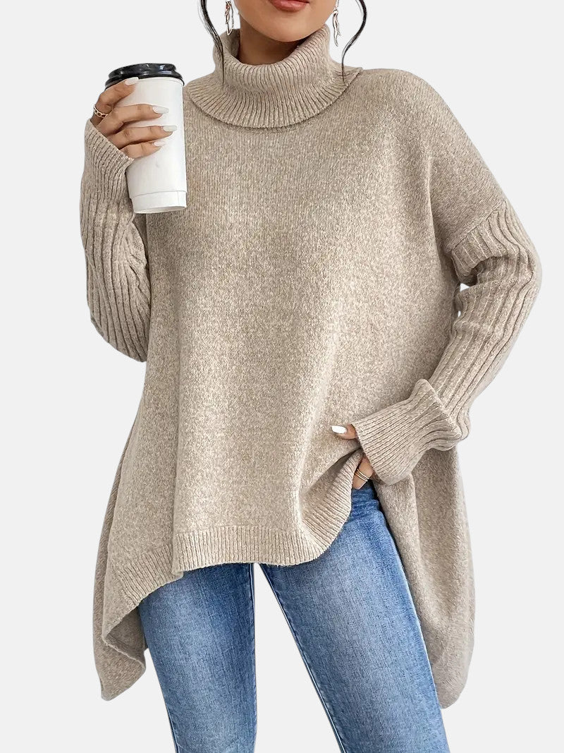 Brigitte | Long Turtle Neck Pullover
