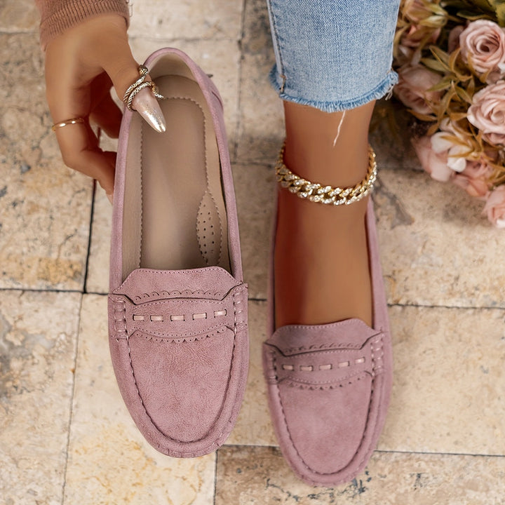 Delaunay | Mocassins Effet Daim Festonnés Marie