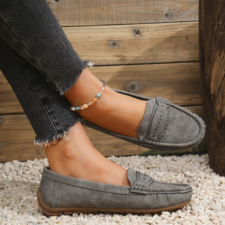 Delaunay | Mocassins Effet Daim Festonnés Marie