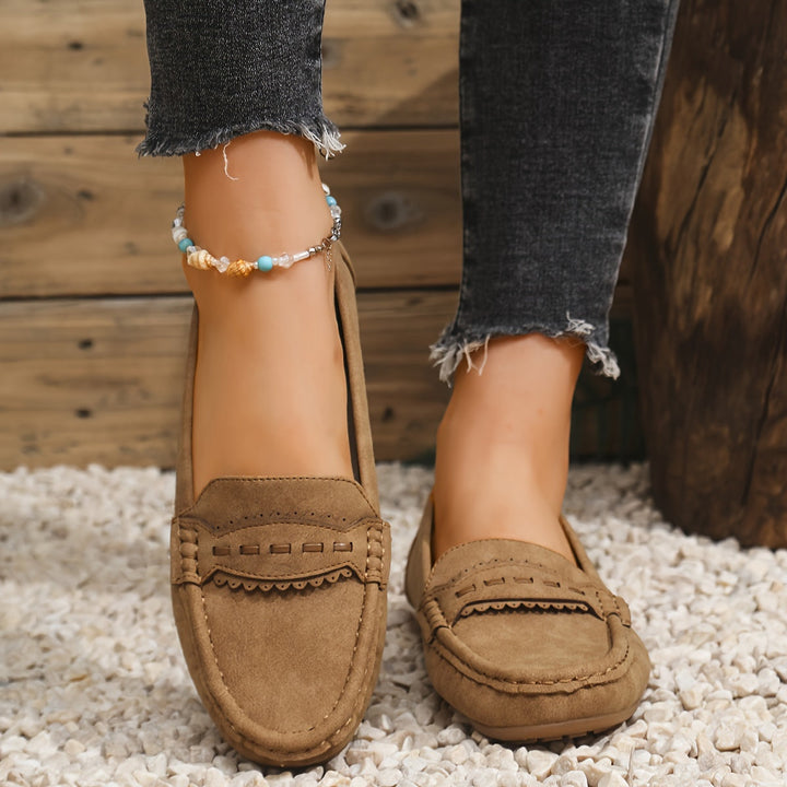 Delaunay | Mocassins Effet Daim Festonnés Marie