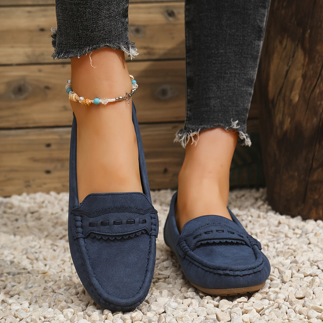 Delaunay | Mocassins Effet Daim Festonnés Marie