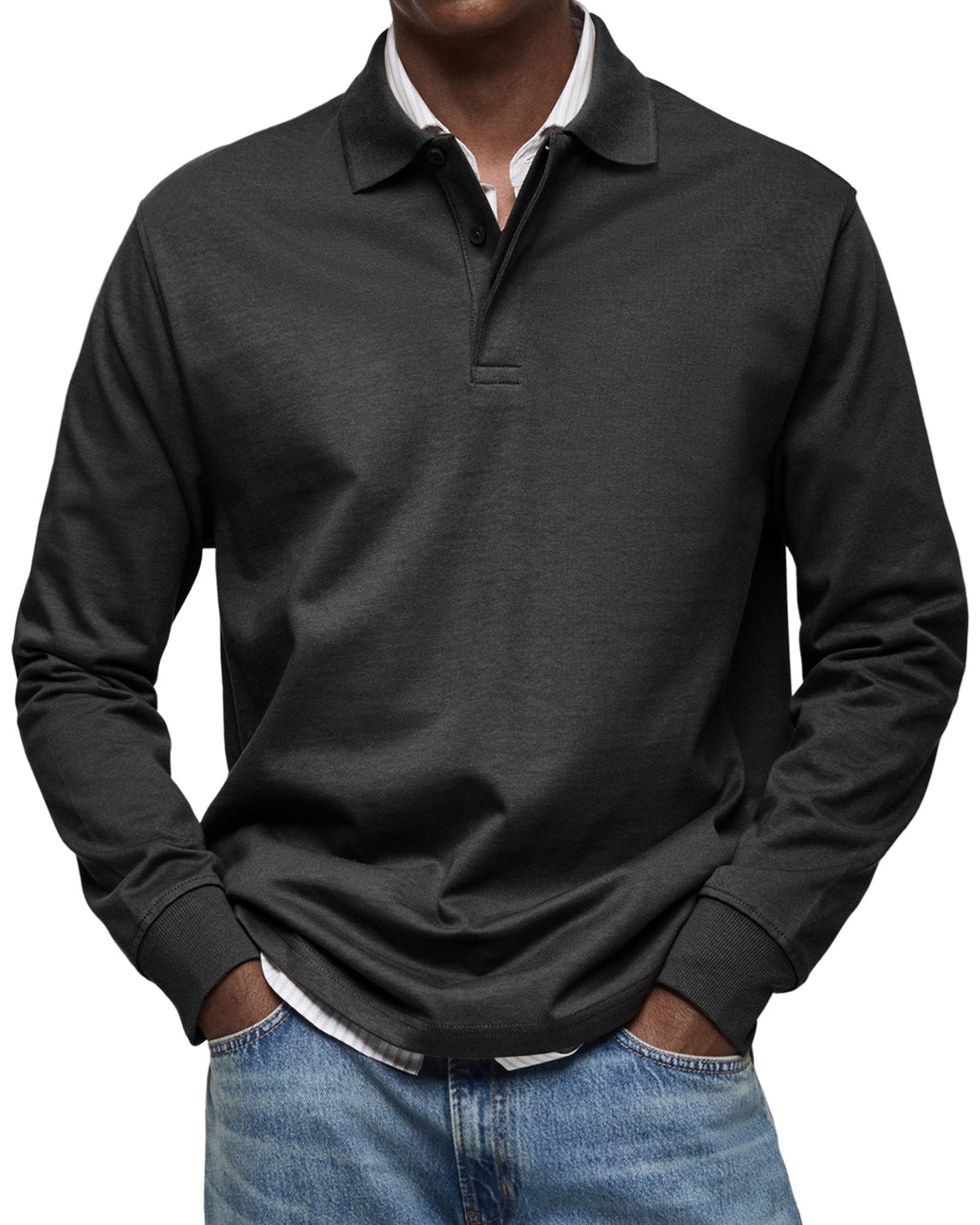 DELAUNAY | Polo Raffiné Manches Longues Louis