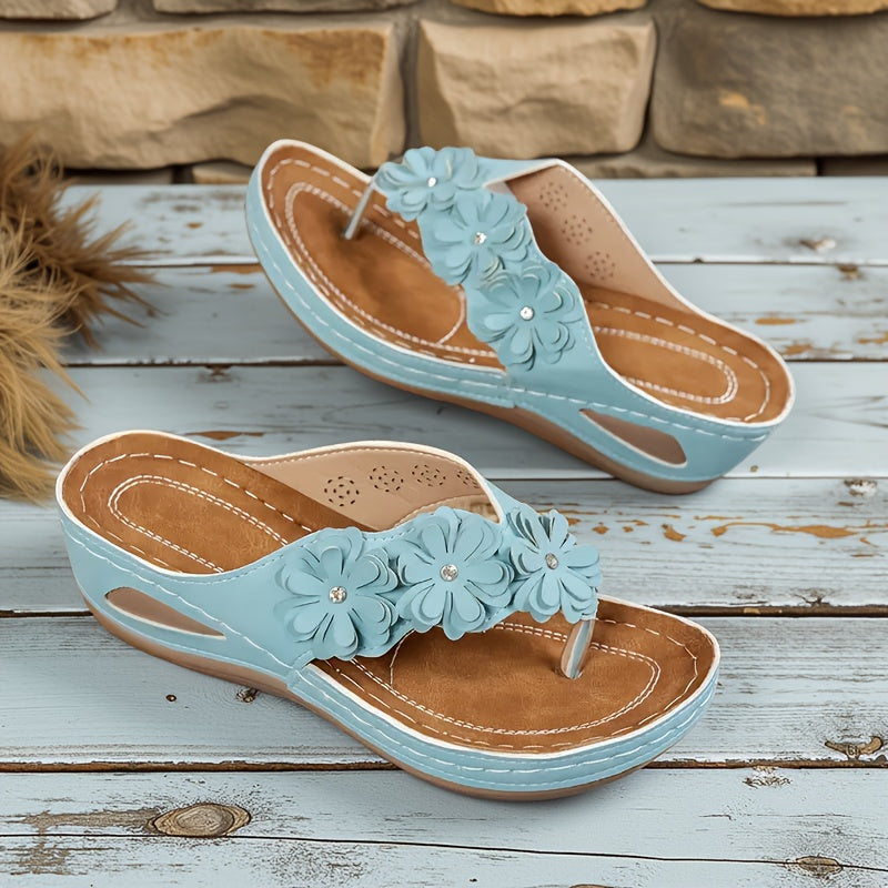 DELAUNAY | Sandales Confort Fleuries Céline
