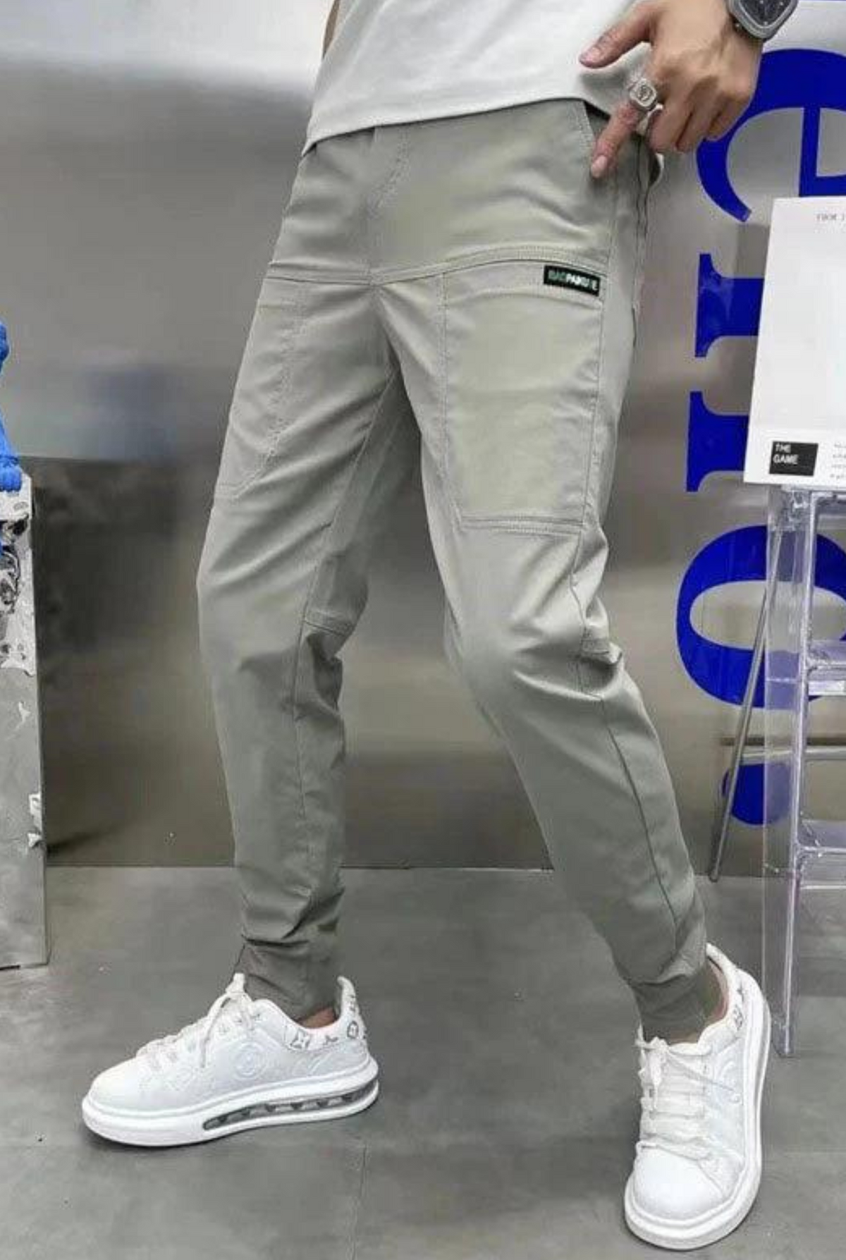 DELAUNAY | Pantalon cargo extensible